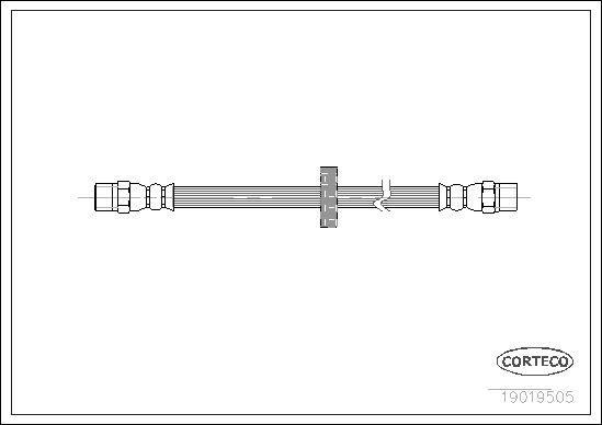 CORTECO 19019505 Brake Hose