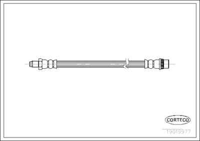 Brake Hose CORTECO 19019977