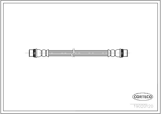 CORTECO 19020120 Brake Hose