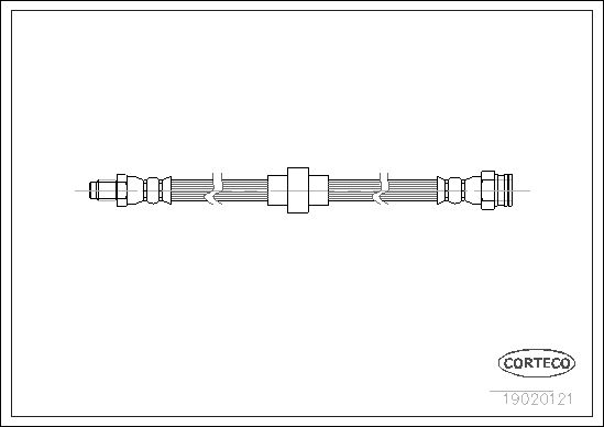CORTECO 19020121 Brake Hose