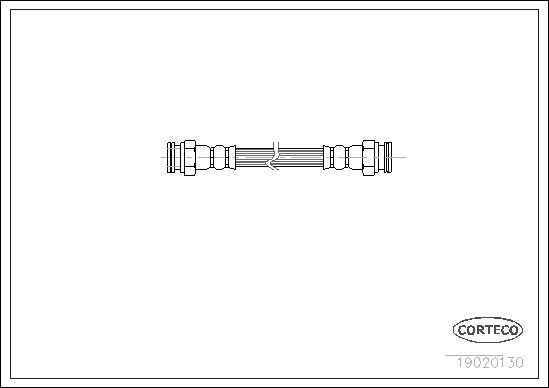 CORTECO 19020130 Brake Hose
