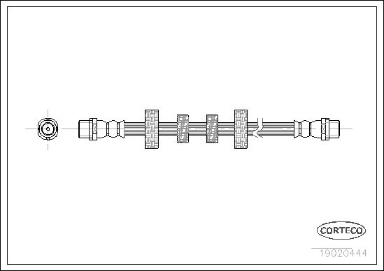 CORTECO 19020444 Brake Hose