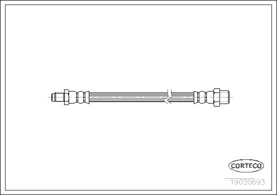CORTECO 19020693 Brake Hose
