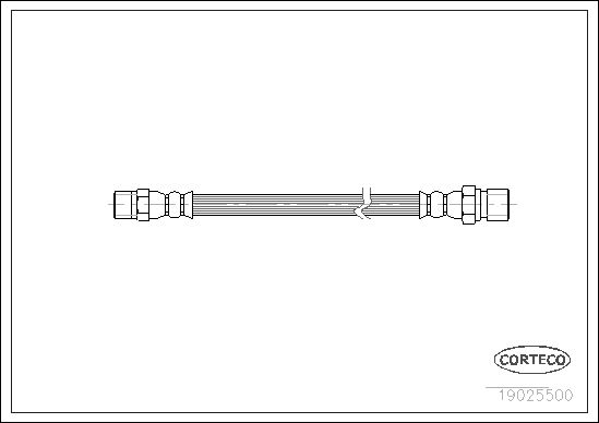 CORTECO 19025500 Brake Hose