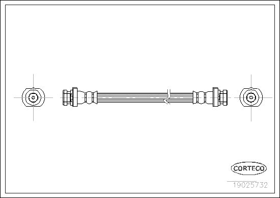 CORTECO 19025732 Brake Hose