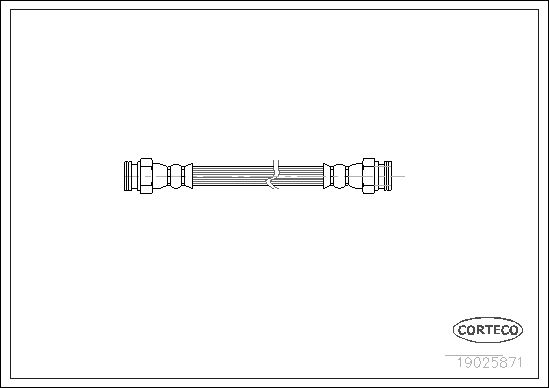 CORTECO 19025871 Brake Hose