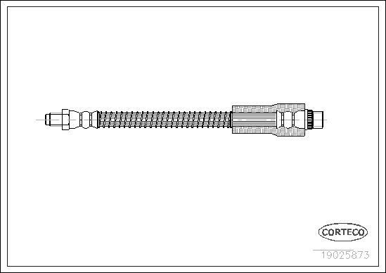 CORTECO 19025873 Brake Hose