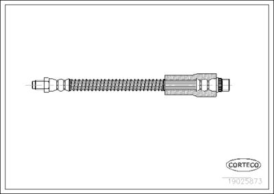 Brake Hose CORTECO 19025873
