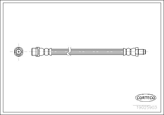 CORTECO 19025903 Brake Hose