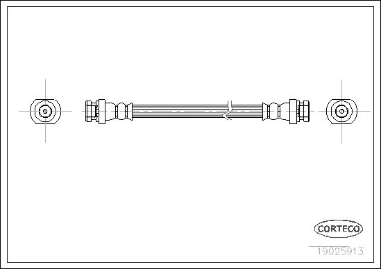 CORTECO 19025913 Brake Hose