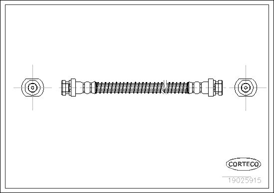 CORTECO 19025915 Brake Hose