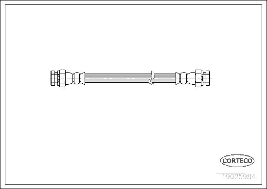 CORTECO 19025984 Brake Hose