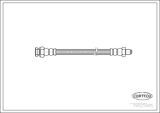 CORTECO 19025985 Brake Hose