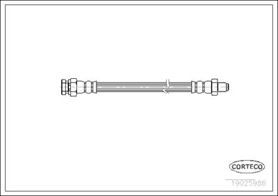 Brake Hose CORTECO 19025986