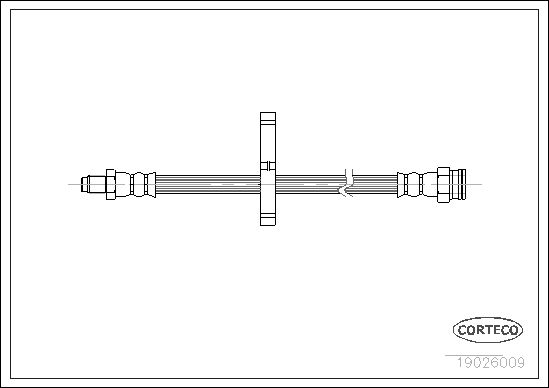 CORTECO 19026009 Brake Hose