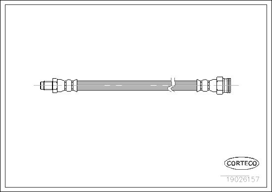 CORTECO 19026157 Brake Hose