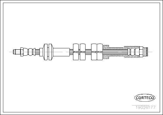 CORTECO 19026177 Brake Hose