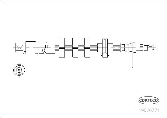 CORTECO 19026371 Brake Hose