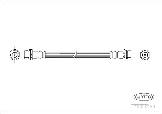 CORTECO 19026426 Brake Hose