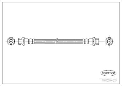 Brake Hose CORTECO 19026426