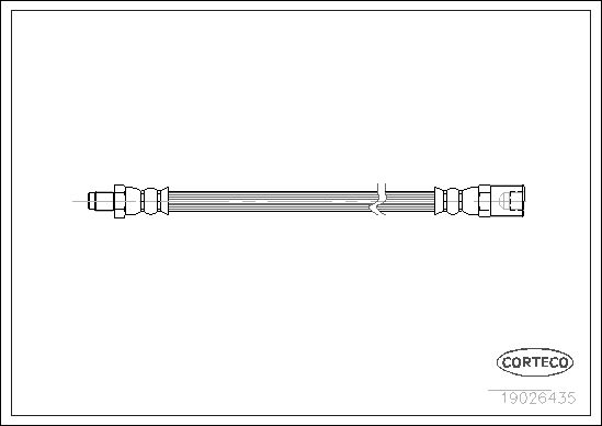 CORTECO 19026435 Brake Hose