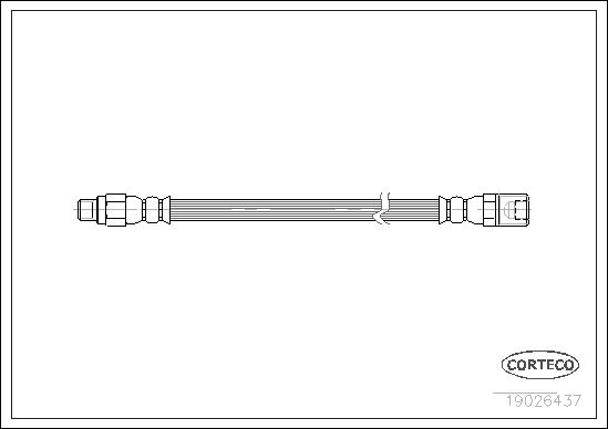 CORTECO 19026437 Brake Hose