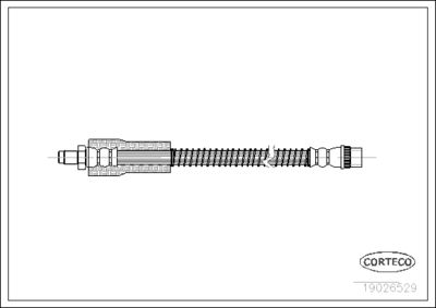 Brake Hose CORTECO 19026529