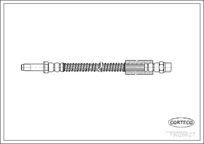 Brake Hose CORTECO 19026627