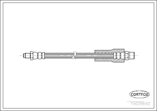 CORTECO 19026692 Brake Hose