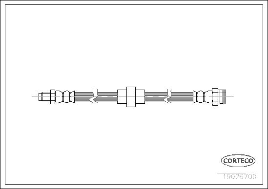 CORTECO 19026700 Brake Hose
