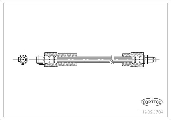 CORTECO 19026704 Brake Hose