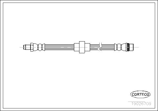 CORTECO 19026709 Brake Hose