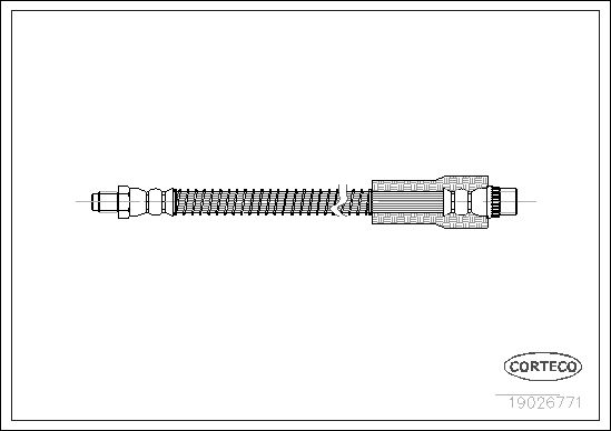 CORTECO 19026771 Brake Hose