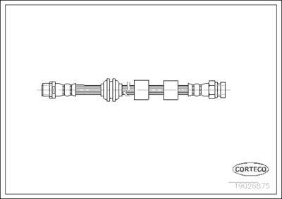 Brake Hose CORTECO 19026875