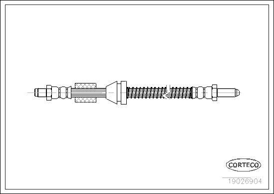 CORTECO 19026904 Brake Hose