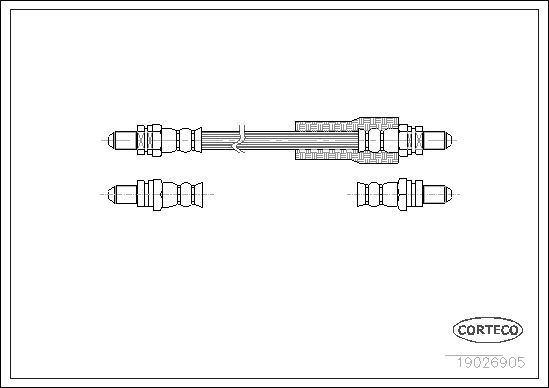 CORTECO 19026905 Brake Hose