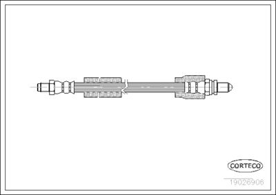 Brake Hose CORTECO 19026906