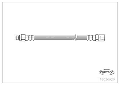 Brake Hose CORTECO 19026926