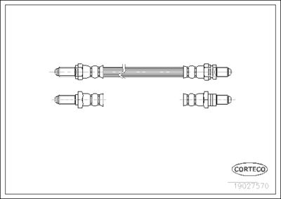 Brake Hose CORTECO 19027570