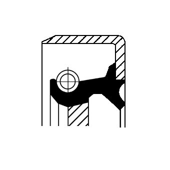 Shaft Seal, differential CORTECO 19027914B
