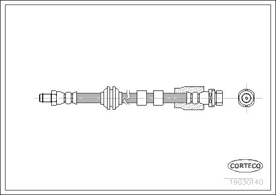 CORTECO 19030140 Brake Hose