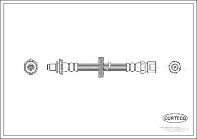 Brake Hose CORTECO 19030267