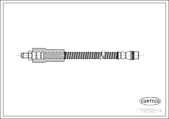 CORTECO 19030274 Brake Hose