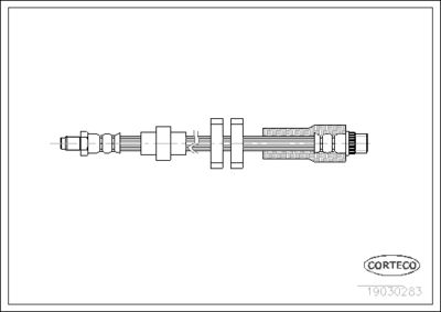 Brake Hose CORTECO 19030283