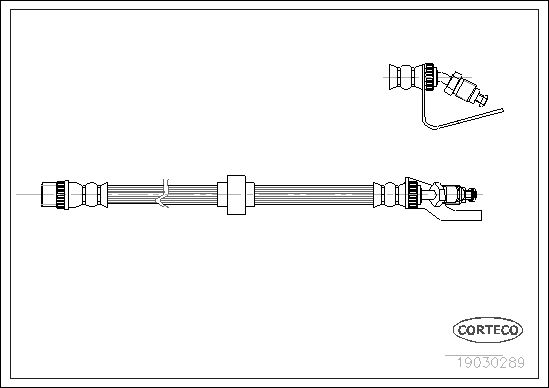 CORTECO 19030289 Brake Hose
