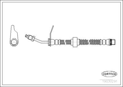Brake Hose CORTECO 19030291