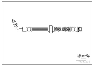 Brake Hose CORTECO 19030292