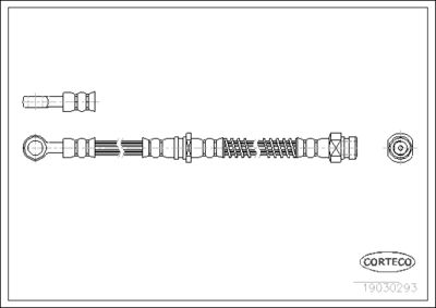 Brake Hose CORTECO 19030293