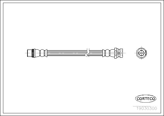 CORTECO 19030300 Brake Hose