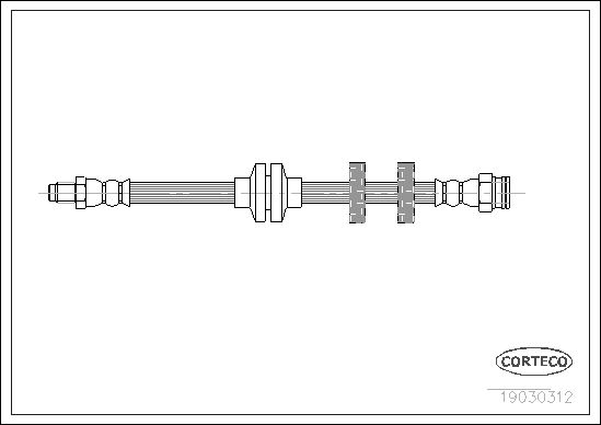 CORTECO 19030312 Brake Hose
